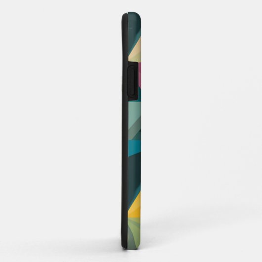 Bold Geometric Triangle Pattern IPhone Case (Achterkant/rechts)
