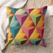 Bold Geometric Triangle Pattern  Kussen (Deken)