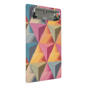 Bold Geometric Triangle Pattern  Mini Klembord (Schuin)