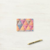 Bold Geometric Triangle Pattern  Post-it® Notes (Op bureau)