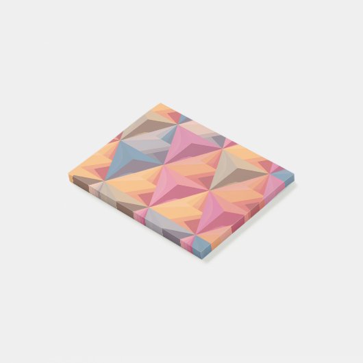 Bold Geometric Triangle Pattern  Post-it® Notes (Schuin)