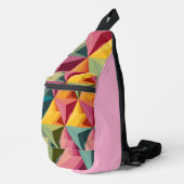 Bold Geometric Triangle Pattern  Sling Bag (Rechterhoek)