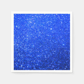 Bold Glitter Background - Royal Blue Servet