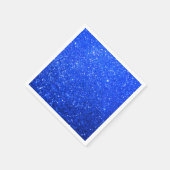 Bold Glitter Background - Royal Blue Servet (Hoek)