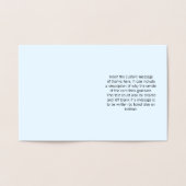 Bold Gold Foil: "DANK JE VOOR JE HULP!" Kaart (Binnen)