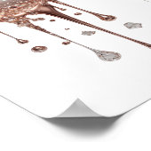 Bold Goud ABSTRACTE KUNST Modeprint Poster (Hoek)
