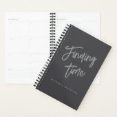Bold Gray Script Typography Personalized (Devant avec enveloppe)