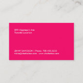 Bold Hair Salon Visitekaartje (Achterkant)