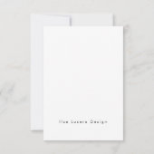 Bold Hand Lettered en Bright Holiday Kaart (Achterkant)