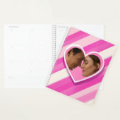 Bold Heart on Blush Stripes Planner (Display)