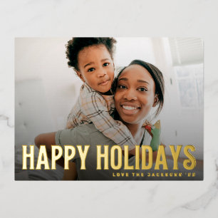 BOLD heureux vacances texte photo joyeux noël