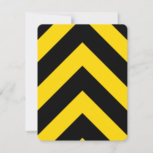 Bold Highway Traffic Bumble Bee Chevrons (Voorkant)