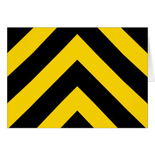 Bold Highway Traffic Bumble Bee Chevrons