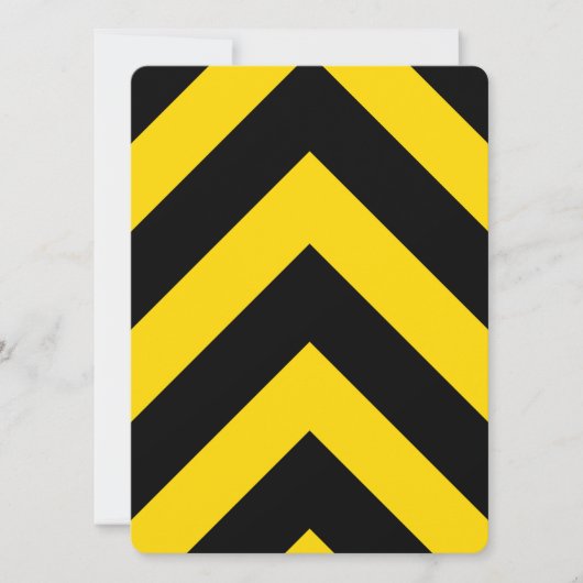 Bold Highway Traffic Bumble Bee Chevrons (Voorkant)