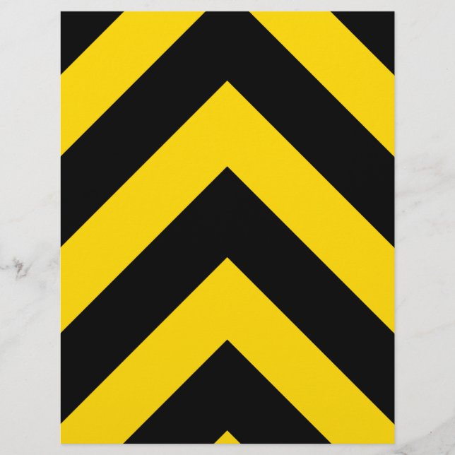 Bold Highway Traffic Bumble Bee Chevrons (Voorkant)