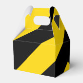 Bold Highway Traffic Bumble Bee Chevrons Bedankdoosjes (Achterkant)