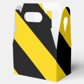 Bold Highway Traffic Bumble Bee Chevrons Bedankdoosjes (Geopend)