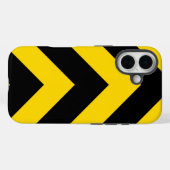 Bold Highway Traffic Bumble Bee Chevrons Case-Mate iPhone Case (Achterkant (horizontaal))