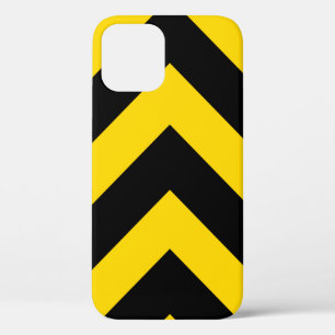 Bold Highway Traffic Bumble Bee Chevrons iPhone 12 Pro Hoesje