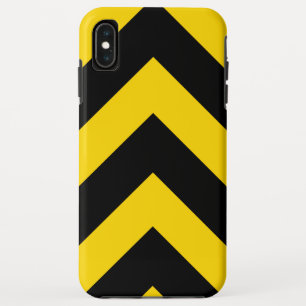 Bold Highway Traffic Bumble Bee Chevrons iPhone XS Max Hoesje