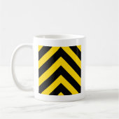 Bold Highway Traffic Bumble Bee Chevrons Koffiemok (Links)
