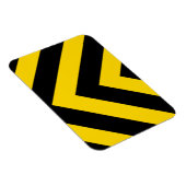 Bold Highway Traffic Bumble Bee Chevrons Magneet (Rechterzijde)