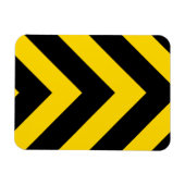 Bold Highway Traffic Bumble Bee Chevrons Magneet (Horizontaal)