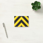 Bold Highway Traffic Bumble Bee Chevrons Post-it® Notes (Kantoor)