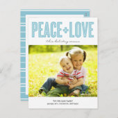 BOLD Holiday Photo Cards Postcard Feestdagenkaart (Voorkant / Achterkant)