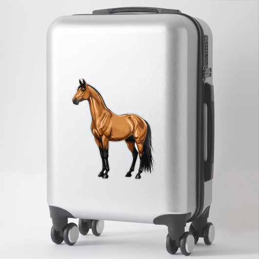 Bold Horse Sticker (Koffer)