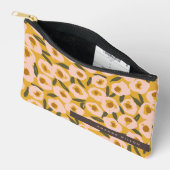 Bold Inky Floral Pattern | Hand-Drawn Botanical Etui (Open)