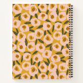 Bold Inky Floral Pattern | Hand-Drawn Botanical Notitieboek (Achterkant)
