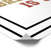 Bold Keep Believing Your Breakthrough Is Coming Poster (Hoek)