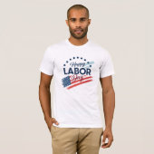 Bold Labor Day Typography T-Shirt Design (Devant entier)