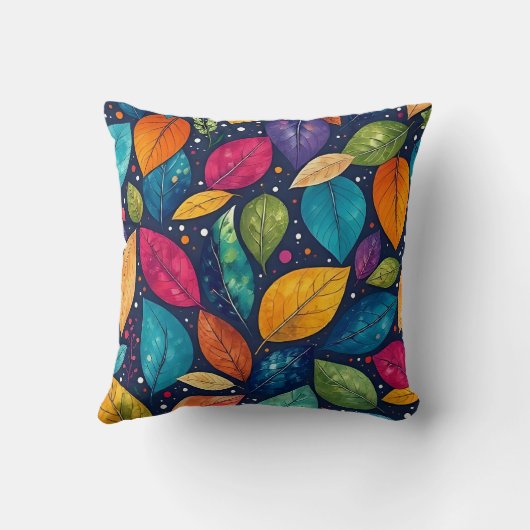 Bold Leaf Design Kussen (Achterkant)