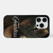 Bold Lion Eye Force et Courage iPhone/Samsung (Verso Horizontal)