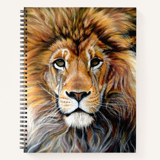 Bold Lion Spiral Sketch Pad Notitieboek (Voorkant)