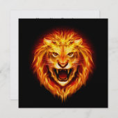 Bold Lion Uitnodiging - SRF (Voorkant / Achterkant)