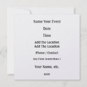 Bold Lion Uitnodiging - SRF (Achterkant)