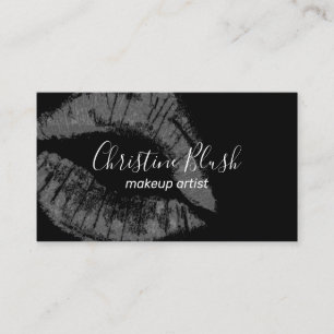 Bold Lipstick Kiss MUA Carte de visite