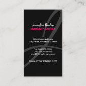 Bold Makeup Artist Visitekaartje (Achterkant)