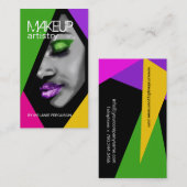 BOLD MAKEUP ARTIST VISITEKAARTJE (Voorkant / Achterkant)