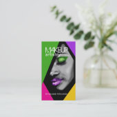 BOLD MAKEUP ARTIST VISITEKAARTJE (Staand voorkant)