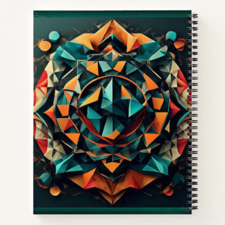 Bold Mandala-geïnspireerd Notitieboek