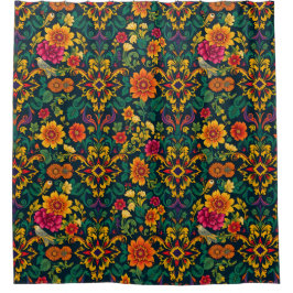 Bold Maximalist Chaos Douchegordijn