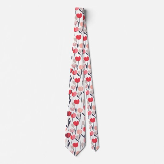 Bold Menswear Ties Tulip Flower Stropdas (Voorkant)