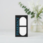 Bold Modern Eenvoudige Apotheek Visitekaartjes (Staand voorkant)