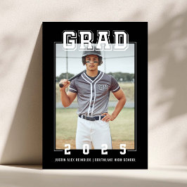 Bold Modern Photo Afstuderen Kaart