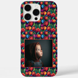 Bold Mom Gift Tulip Custom  iPhone 16 Pro Max Hoesje