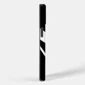 Bold Monogram Black White Case-Mate iPhone Case (Achterkant / Rechts)